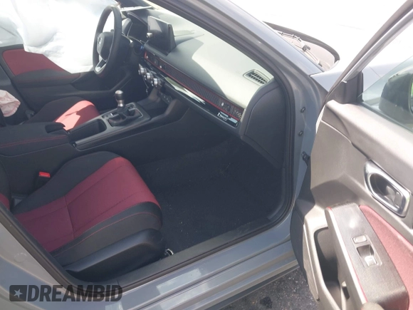 2025 Honda Civic Si with VIN 2HGFE1E55SH474645, listed as a IAAI auction lot 41941985 with 1,117 mi miles and . Bid and sale history available at DreamBid. Image 5.