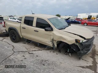 2023 Chevrolet Colorado 4WD Trail Boss with VIN 1GCPTEEK2P1131528, listed as a Copart auction lot 61356945 with 17,452 mi miles and Salvage title. Bid and sale history available at DreamBid. Image 4.