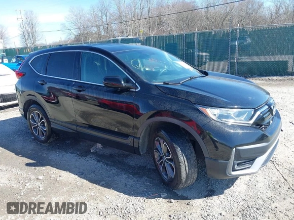 2021 Honda CR-V EX with VIN 2HKRW2H51MH676600, listed as a IAAI auction lot 41622461 with 86,252 mi miles. Bid and sale history available at carsss.com. Image 1.