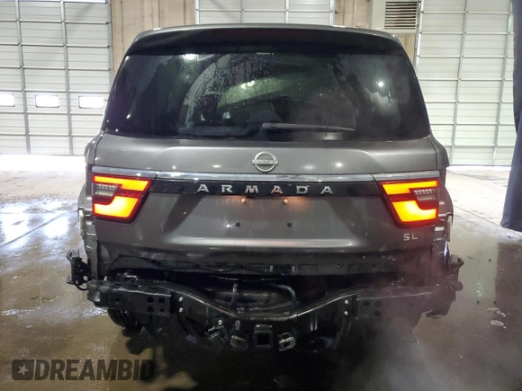 2022 Nissan Armada SL with VIN JN8AY2BA3N9392879, listed as a Copart auction lot 89096725 with 53,545 mi miles and Clean Title. Bid and sale history available at carsss.com. Image 6.