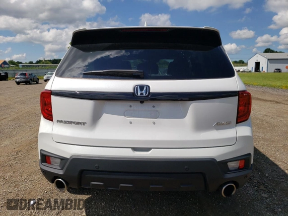 2024 Honda Passport EX-L с VIN 5FNYF8H50RB003995, выставлен на аукционе Copart как лот 60998494 с пробегом 7 193 миль миль и Списание • Salvage title. История ставок и продаж доступна на DreamBid. Изображение 6.
