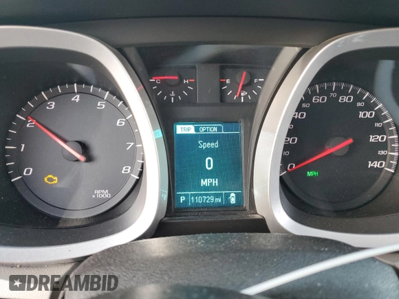 2013 Chevrolet Equinox LS with VIN 2GNALBEK9D1122567, listed as a Copart auction lot 55315465 with 110,729 mi miles and Clean Title. Bid and sale history available at carsss.com. Image 9.