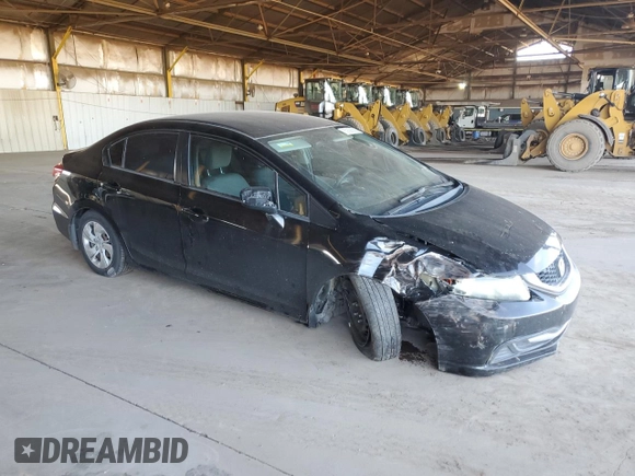 2015 Honda Civic Sedan LX with VIN 2HGFB2F51FH521902, listed as a Copart auction lot 50556205 with 119,337 mi miles and Salvage Title. Bid and sale history available at carsss.com. Image 4.