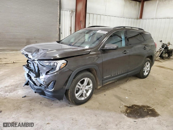 2019 GMC Terrain SLE with VIN 3GKALMEV7KL401210, listed as a Copart auction lot 49066885 with 107,277 mi miles and Clean Title. Bid and sale history available at carsss.com. Image 1.