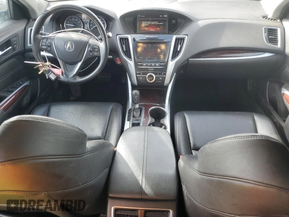 2016 Acura TLX with VIN 19UUB1F37GA000618, listed as a Copart auction lot 49133985 with 160,416 mi miles and Salvage title. Bid and sale history available at DreamBid. Image 8.