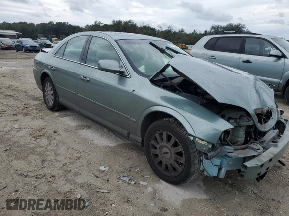 2004 Lincoln LS Luxury with VIN 1LNHM86S24Y624710, listed as a Copart auction lot 88334835 with Not Provided miles and Non Repairable. Bid and sale history available at DreamBid. Image 4.