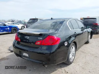 2015 Infiniti Q40 with VIN JN1CV6AP5FM502116, listed as a IAAI auction lot 41894061 with 101,358 mi miles. Bid and sale history available at carsss.com. Image 4.