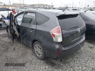 2017 Toyota Prius v Two with VIN JTDZN3EU6HJ069884, listed as a IAAI auction lot 41493416 with 37,716 mi miles. Bid and sale history available at carsss.com. Image 3.