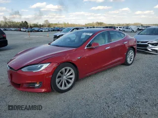 2017 Tesla Model S 100D with VIN 5YJSA1E25HF198612, listed as a Copart auction lot 50604795 with 78,129 mi miles and Salvage Title. Bid and sale history available at carsss.com. Image 1.
