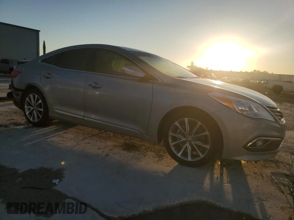 2016 Hyundai Azera with VIN KMHFG4JG8GA569641, listed as a Copart auction lot 48692095 with 81,532 mi miles and Salvage title. Bid and sale history available at DreamBid. Image 4.