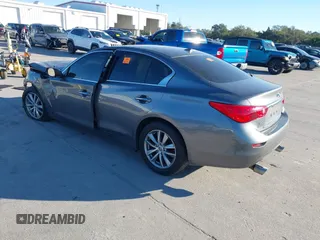 2017 Infiniti Q50 2.0t Premium with VIN JN1CV7AR4HM680223, listed as a IAAI auction lot 41293719 with 78,823 mi miles. Bid and sale history available at carsss.com. Image 3.