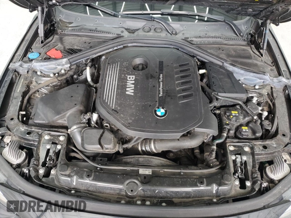 2018 BMW 4 Series 440i with VIN WBA4J5C59JBF07309, listed as a Copart auction lot 74893994 with 89,054 mi miles and Salvage Title. Bid and sale history available at DreamBid. Image 11.
