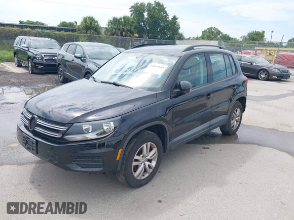 2016 Volkswagen Tiguan R-Line with VIN WVGAV7AX1GW521967, listed as a IAAI auction lot 42803643 with 128,794 mi miles and . Bid and sale history available at DreamBid. Image 2.