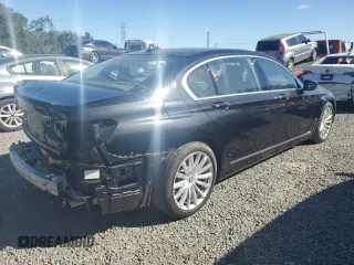 2018 BMW 7 Series 740i with VIN WBA7E2C53JG743115, listed as a Copart auction lot 73362103 with 57,789 mi miles. Bid and sale history available at carsss.com. Image 3.