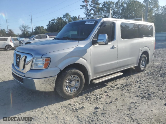 2012 Nissan NVP SV with VIN 5BZBF0AA0CN200558, listed as a Copart auction lot 77629944 with NaN miles and Salvage Title. Bid and sale history available at carsss.com. Image 1.