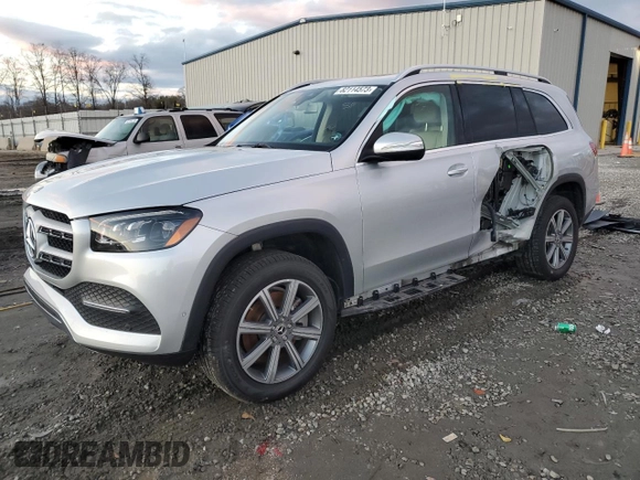 2020 Mercedes-Benz GLS 450 with VIN 4JGFF5KE7LA140037, listed as a Copart auction lot 82114573 with 52,861 mi miles and . Bid and sale history available at DreamBid. Image 1.