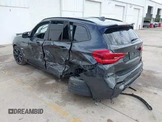 2020 BMW X3 M Competition with VIN 5YMTS0C01LLT10364, listed as a IAAI auction lot 41201498 with 42,478 mi miles. Bid and sale history available at carsss.com. Image 3.