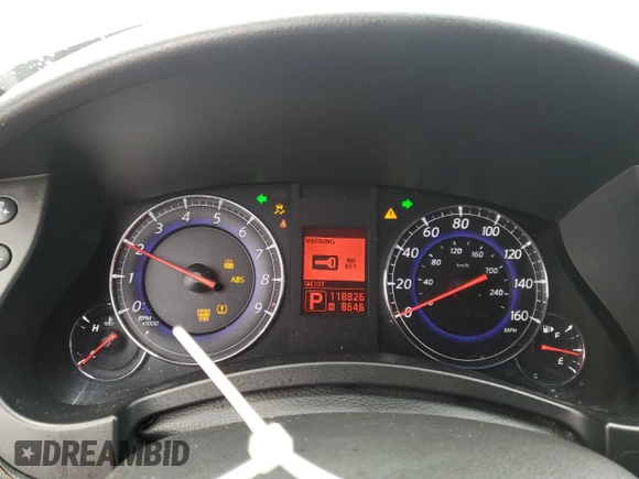 2008 Infiniti EX Journey with VIN JNKAJ09E98M302535, listed as a Copart auction lot 84481874 with 118,826 mi miles and Clean Title. Bid and sale history available at DreamBid. Image 9.