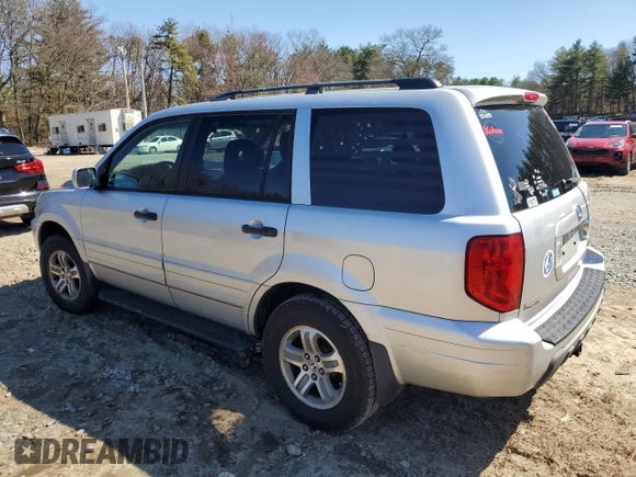 2005 Honda Pilot EX-L z VIN 5FNYF18595B055806, wystawiony jako Copart lot #52372625 z przebiegiem 180 886 mil mil oraz Czysty tytuł • Clean title. Historia ofert i sprzedaży dostępna na DreamBid. Obrazek 2.