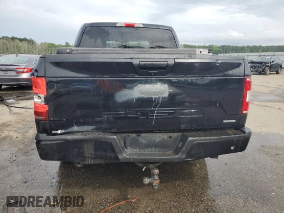 2020 Ford F-150 XL with VIN 1FTEW1CP1LFA46294, listed as a Copart auction lot 53963584 with 100,027 mi miles and Non Repairable. Bid and sale history available at carsss.com. Image 6.