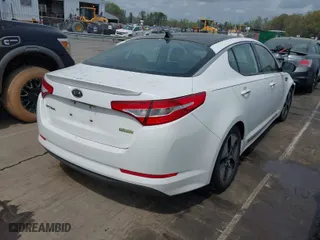 2012 Kia Optima Hybrid with VIN KNAGM4AD9C5013488, listed as a IAAI auction lot 41933376 with 154,269 mi miles. Bid and sale history available at carsss.com. Image 4.