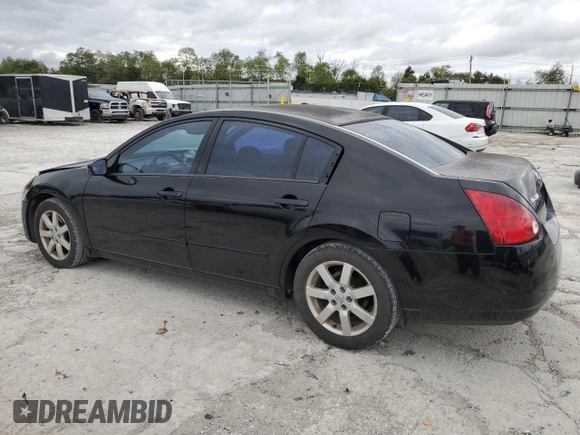 2004 Nissan Maxima SL with VIN 1N4BA41EX4C814349, listed as a Copart auction lot 72946174 with 183,857 mi miles and Salvage Title. Bid and sale history available at carsss.com. Image 2.