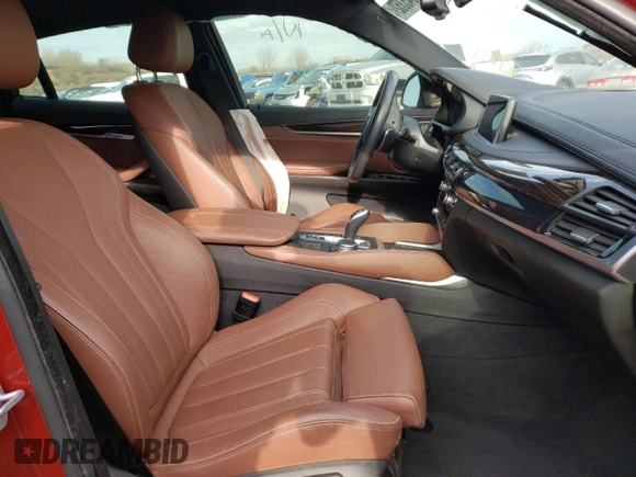 2017 BMW X6 xDrive35i with VIN 5UXKU2C33H0X47679, listed as a Copart auction lot 64345352 with 0 mi miles. Bid and sale history available at carsss.com. Image 5.