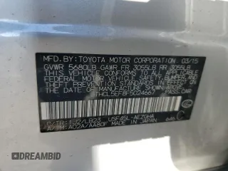 2015 Lexus LS 460 z VIN JTHCL5EF8F5024667, wystawiony jako Copart lot #45988755 z przebiegiem 113 543 mil mil oraz Czysty tytuł • Clean title. Historia ofert i sprzedaży dostępna na DreamBid. Obrazek 12.