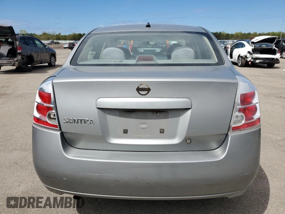 2008 Nissan Sentra S with VIN 3N1AB61E38L712077, listed as a Copart auction lot 55896675 with 60,594 mi miles and Clean title. Bid and sale history available at DreamBid. Image 6.