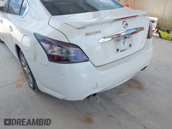 2013 Nissan Maxima SV with VIN 1N4AA5AP8DC814580, listed as a IAAI auction lot 42179159 with 122,758 mi miles and . Bid and sale history available at DreamBid. Image 6.