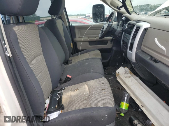 2009 Dodge 1500 SLT with VIN 1D3HB18T49S782300, listed as a Copart auction lot 58946225 with 188,783 mi miles and Salvage title. Bid and sale history available at DreamBid. Image 7.