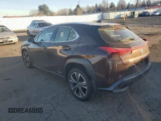 2019 Lexus UX with VIN JTHU9JBH8K2019644, listed as a Copart auction lot 42189425 with 41,704 mi miles and Salvage Title. Bid and sale history available at carsss.com. Image 2.