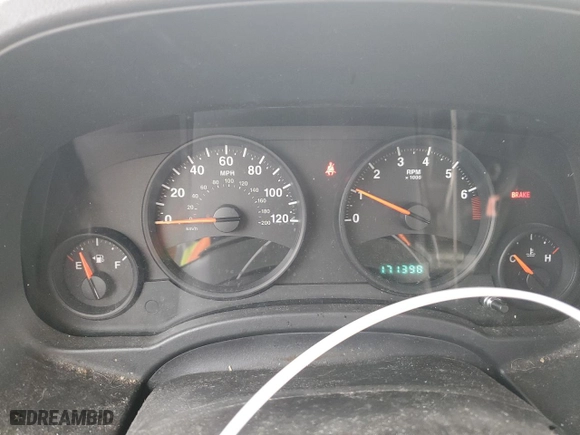 2010 Jeep Patriot Sport with VIN 1J4NT2GB8AD501335, listed as a Copart auction lot 44294615 with 171,398 mi miles and Clean Title. Bid and sale history available at carsss.com. Image 9.