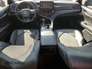 2023 Toyota Camry SE with VIN 4T1G11AK3PU077493, listed as a Copart auction lot 47218195 with 53,692 mi miles and Salvage Title. Bid and sale history available at DreamBid. Image 8.