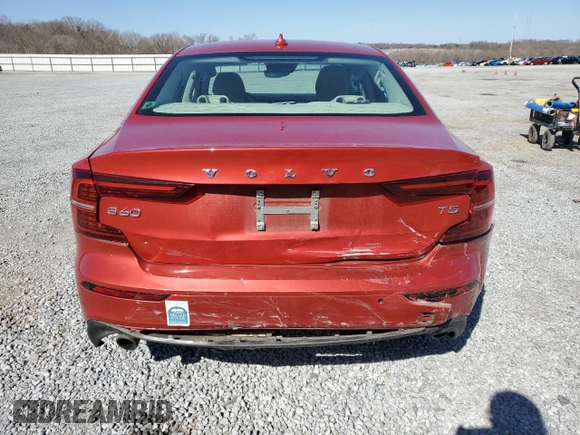 2020 Volvo S60 Momentum with VIN 7JR102FK8LG056791, listed as a Copart auction lot 48319515 with 37,640 mi miles and Salvage Title. Bid and sale history available at carsss.com. Image 6.