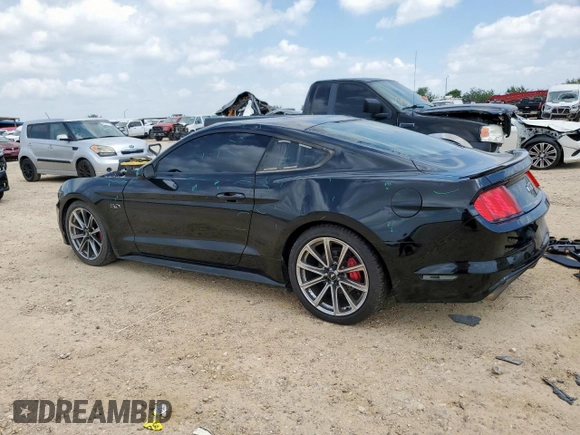 2017 Ford Mustang GT with VIN 1FA6P8CF7H5265510, listed as a Copart auction lot 59172315 with Not provided miles and Salvage title. Bid and sale history available at DreamBid. Image 2.