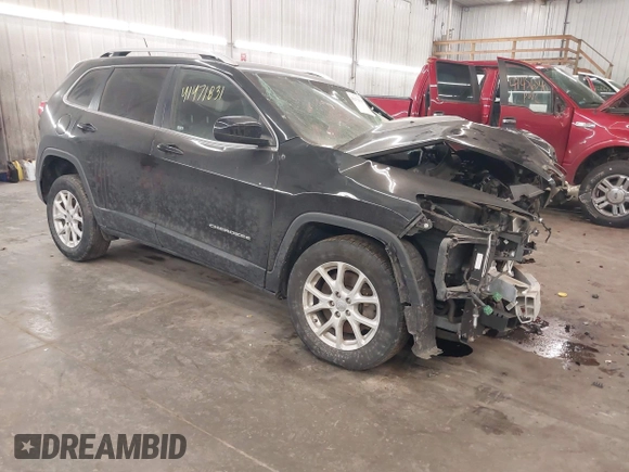 2018 Jeep Cherokee Latitude z VIN 1C4PJMCB9JD572453, wystawiony jako IAAI lot #41471831 z przebiegiem 68 634 mil mil oraz . Historia ofert i sprzedaży dostępna na DreamBid. Obrazek 1.