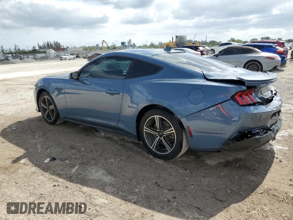 2024 Ford Mustang EcoBoost with VIN 1FA6P8TH4R5108939, listed as a Copart auction lot 53738545 with 7,403 mi miles and Salvage Title. Bid and sale history available at DreamBid. Image 2.