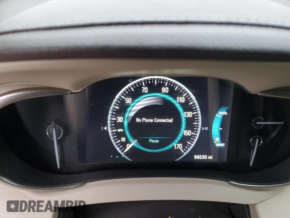 2015 Buick LaCrosse Leather with VIN 1G4GB5GR9FF209572, listed as a Copart auction lot 84717644 with 98,030 mi miles and Salvage Title. Bid and sale history available at DreamBid. Image 9.