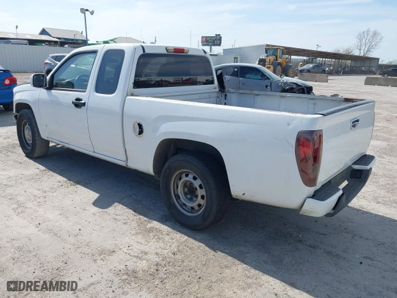 2009 Chevrolet Colorado Work Truck with VIN 1GCCS19E598145304, listed as a IAAI auction lot 41875757 with 211,667 mi miles. Bid and sale history available at carsss.com. Image 3.