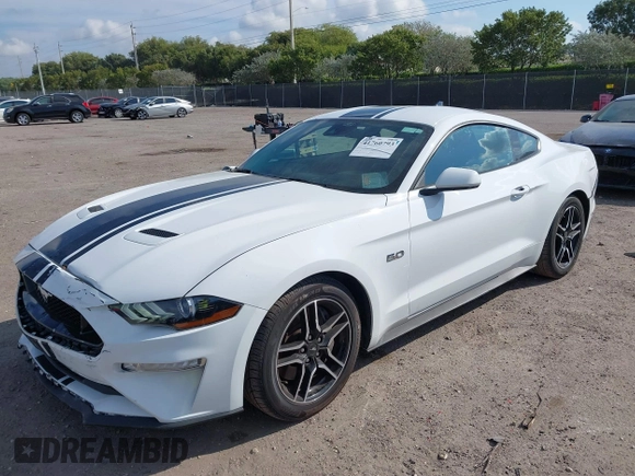 2023 Ford Mustang GT with VIN 1FA6P8CF3P5302065, listed as a IAAI auction lot 41760793 with 20,453 mi miles and . Bid and sale history available at carsss.com. Image 17.