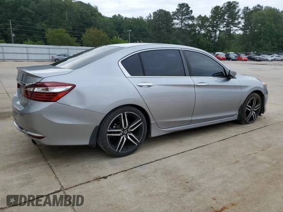 2016 Honda Accord Sport with VIN 1HGCR2F52GA055847, listed as a Copart auction lot 58598835 with 128,928 mi miles and Salvage title. Bid and sale history available at DreamBid. Image 3.