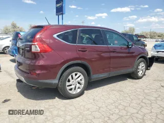 2016 Honda CR-V EX with VIN 2HKRM4H56GH721973, listed as a Copart auction lot 53181225 with 136,148 mi miles and Salvage Title. Bid and sale history available at DreamBid. Image 3.