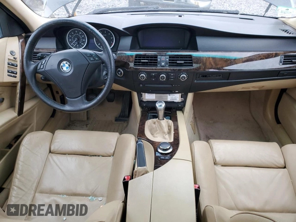 2006 BMW 5 Series 530xi with VIN WBANF73596CC34522, listed as a Copart auction lot 84189884 with Not Provided miles and Salvage Title. Bid and sale history available at DreamBid. Image 8.