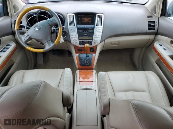 2007 Lexus RX 350 with VIN JTJHK31U872021187, listed as a Copart auction lot 60369145 with 126,093 mi miles and Salvage title. Bid and sale history available at DreamBid. Image 8.