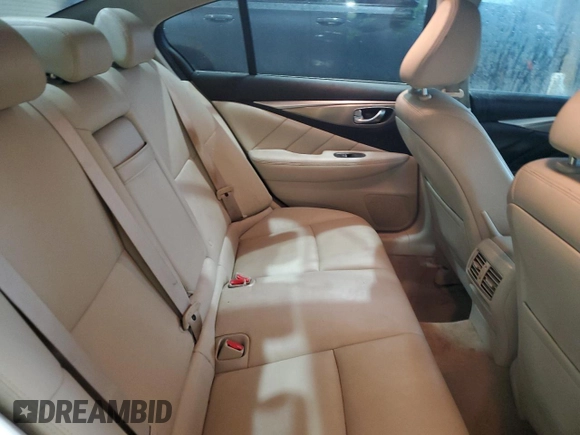 2015 Infiniti Q50 Premium with VIN JN1BV7AP6FM350140, listed as a Copart auction lot 56067465 with 125,241 mi miles and Salvage title. Bid and sale history available at DreamBid. Image 10.