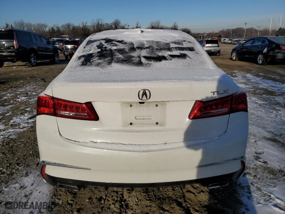 2018 Acura TLX w/Technology Pkg with VIN 19UUB2F52JA012335, listed as a Copart auction lot 42104325 with 101,282 mi miles and Salvage Title. Bid and sale history available at carsss.com. Image 6.