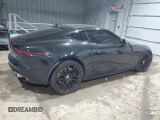 2018 Jaguar F-Type with VIN SAJD51EEXJCK51042, listed as a Copart auction lot 84990464 with 53,400 mi miles and Salvage Title. Bid and sale history available at DreamBid. Image 3.