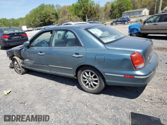 2002 Hyundai XG350 L with VIN KMHFU45E12A167647, listed as a Copart auction lot 54046255 with Not Provided miles and Salvage Title. Bid and sale history available at carsss.com. Image 2.