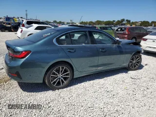2020 BMW 3 Series 330i with VIN WBA5R1C08LFJ74460, listed as a Copart auction lot 47892805 with 28,447 mi miles and Salvage Title. Bid and sale history available at carsss.com. Image 3.